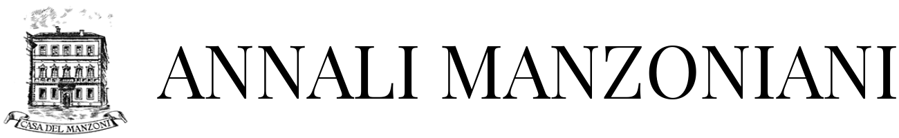 Annali Manzoniani logo
